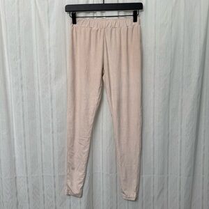 Vintage🔥 I Love H81 Nude Vegan Suede Leggings